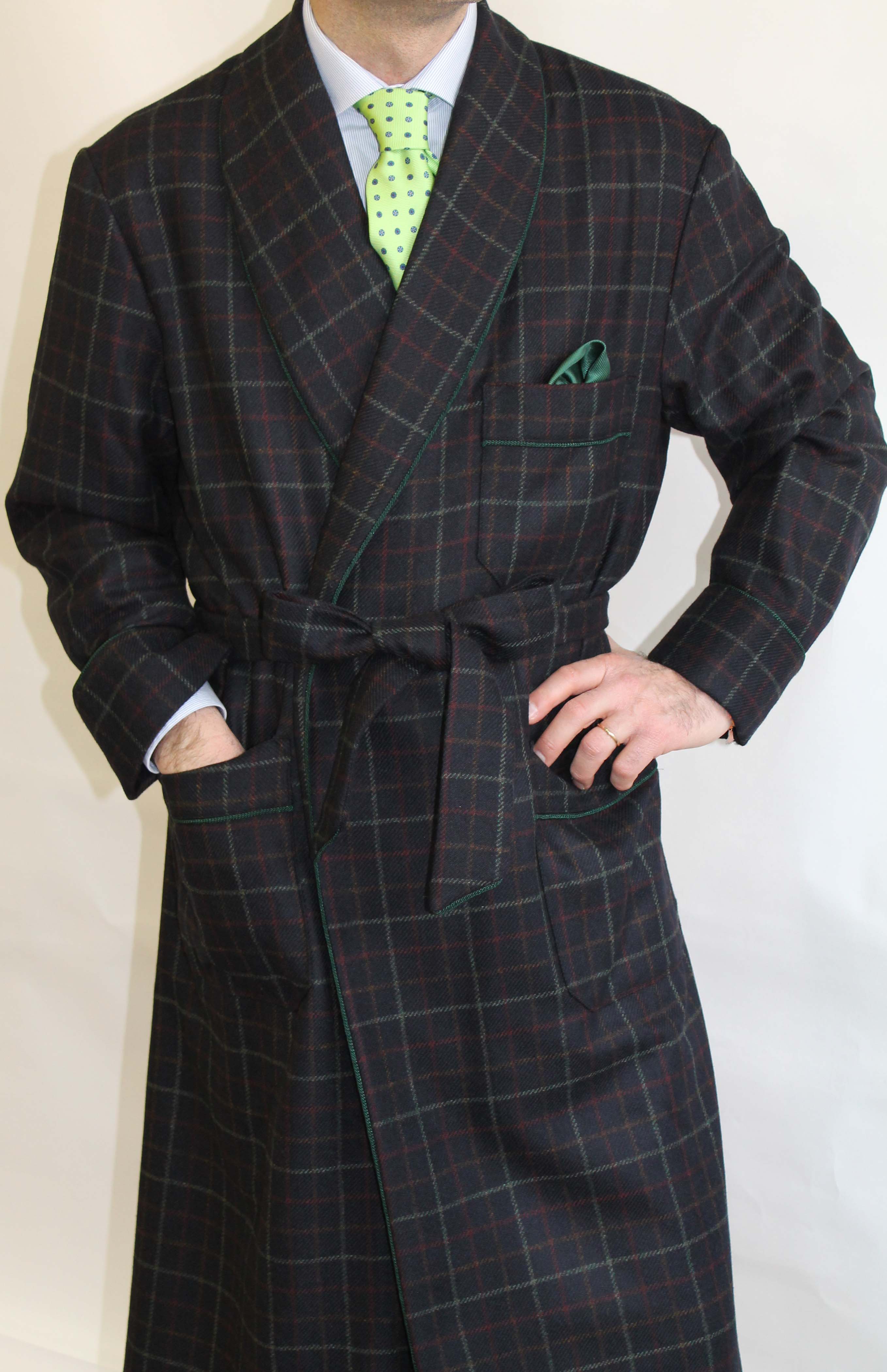 Wool classic dressing gowns for man : CLASSIC DRESSING GOWN FOR MAN IN ...
